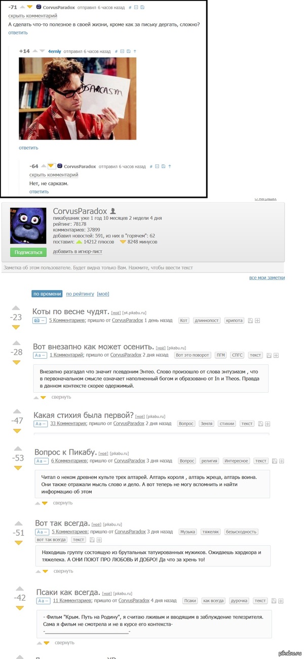 Ужас, дрочеры минусуют всё :(