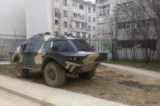 Вот такую необычную машину сегодня встретил в городе( Севастополь)