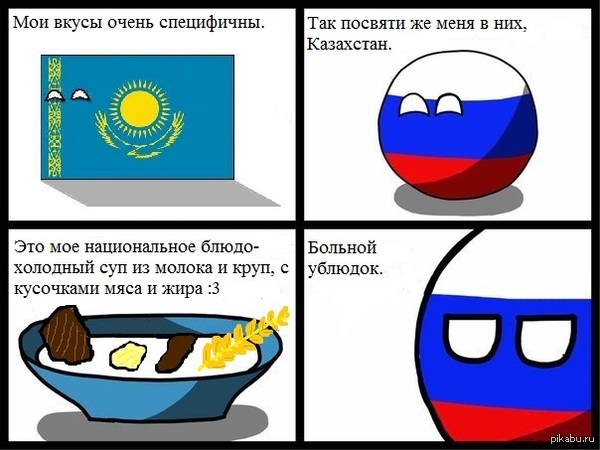 Мои вкусы очень специфичны-2 - Моё, Казахстан, Россия, Countryballs