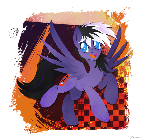 Storm Blaze - purple wings  Rariedash - http://rariedash.deviantart.com/