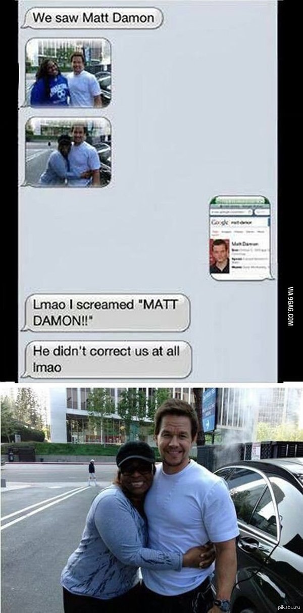 Мы встретили Мэта Дэймона!!