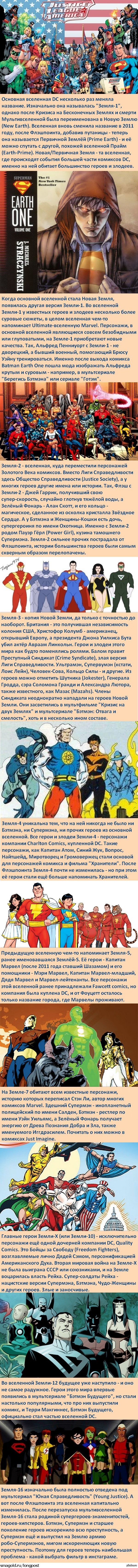 Мультивселенная DC: экскурсия по Мультивселенной, часть 1 | Пикабу