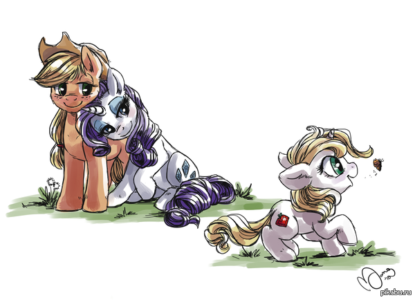 Rarity and AppleJack Family... 