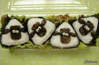 Симпатичные рисовые шарики