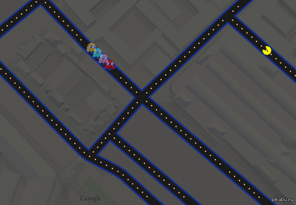 1 .      Pacman. Maps.google.com