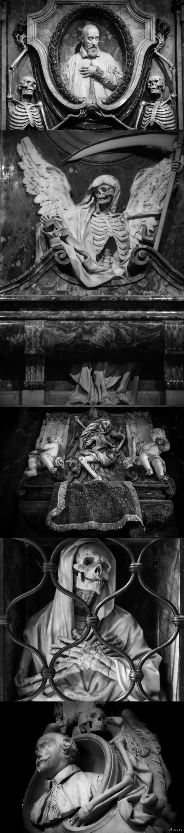 Representation of Death in Baroque Sculpture.      .