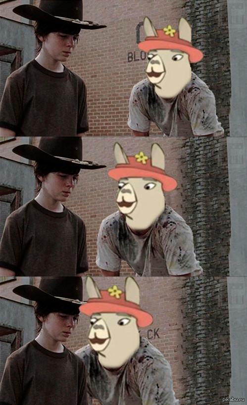 Well Kaaaaaarl - My, Memes, Lamas in hats, Karl and Rick