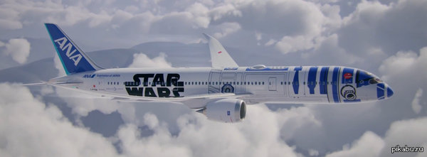Let the force be with ANA   ANA   Boeing 789    R2-D2  " ".