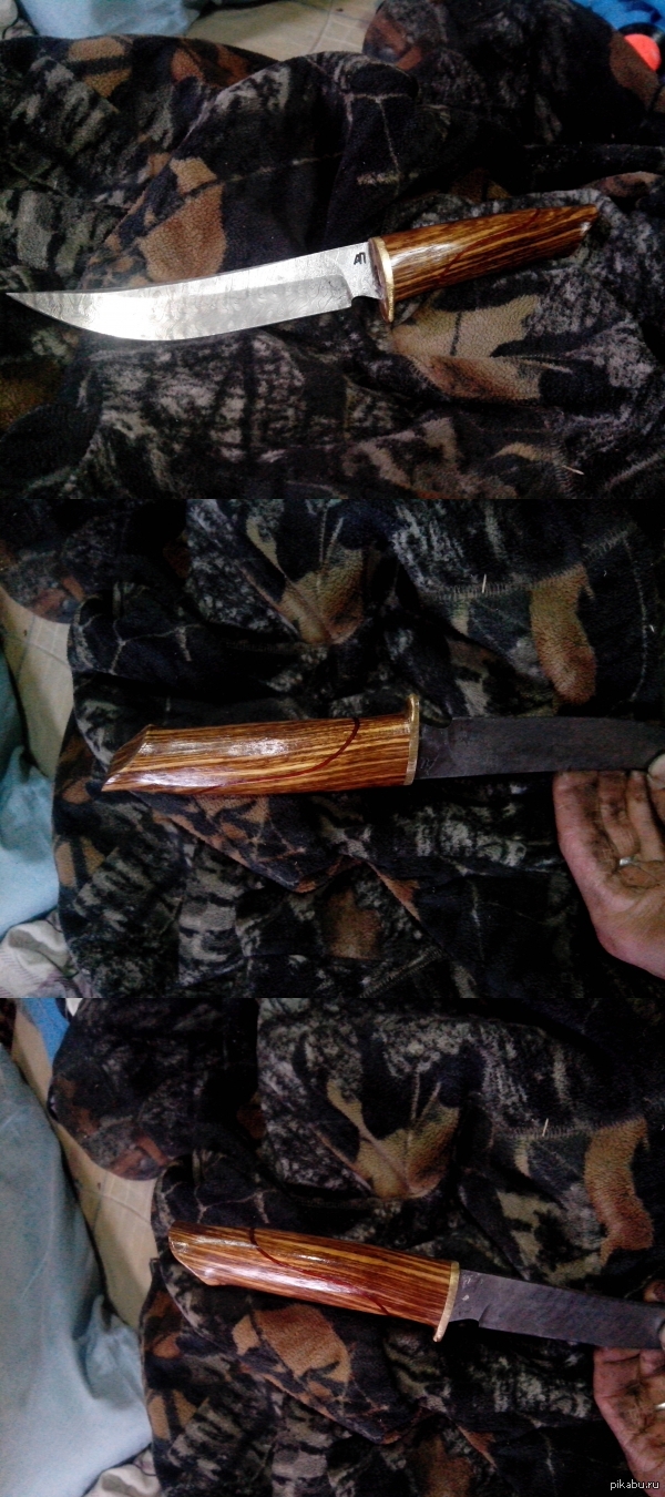 Был час свободный - сделал рукоять к клинку вместо сломанной