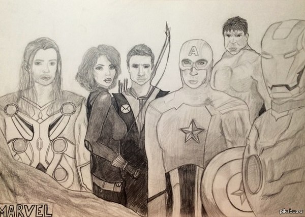 Украденный концепт-арт мстителей