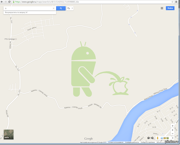 Android   apple     https://www.google.com/maps/place/33&#xB0;30'52.5"N+73&#xB0;03'33.2"E/@33.5147887,73.0637496,16z/data=!4m2!3m1!1s0x0:0x0?hl=en