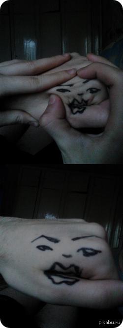 Девушка до подтяжки и после)