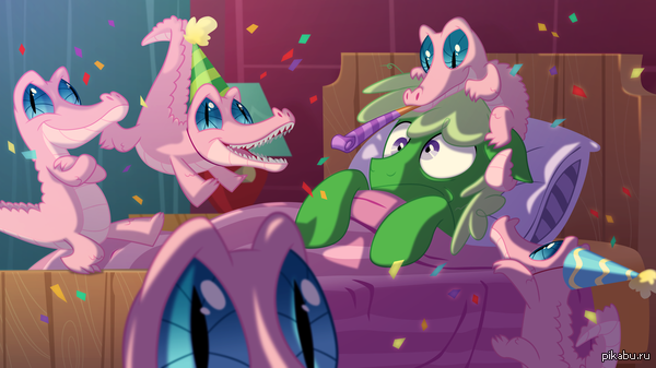 PInkie and Gummy... 