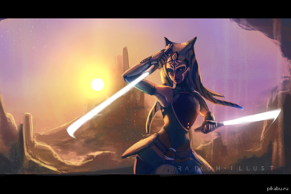 Space Ronin - Star Wars, Aliencreature, Togruta, Ahsokatano, Starwarsrebels, Ahsoka Tano, Raikohillust