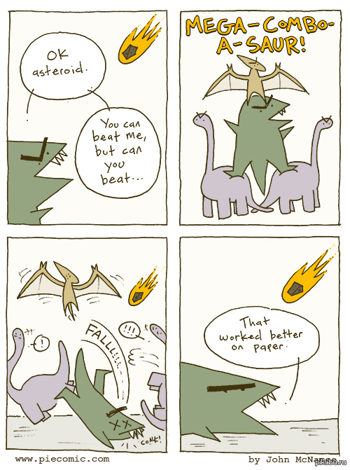 On paper it worked. - Comics, Dinosaurs