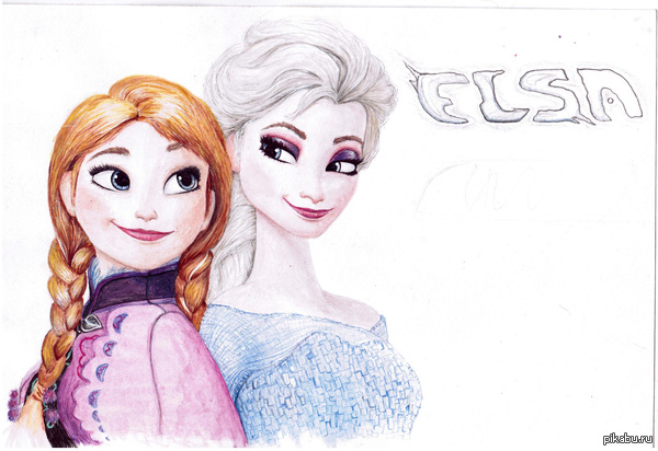 ����� � ���� Elsa and Anna