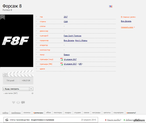 На волне 7 форсажа
