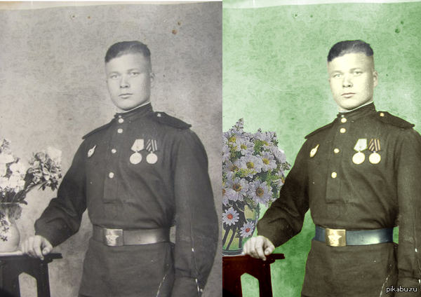 Родственники попросили деда раскрасить