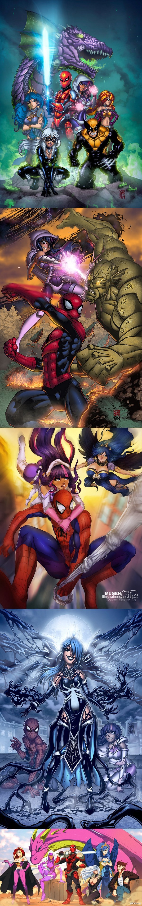 Spider-man and magic 