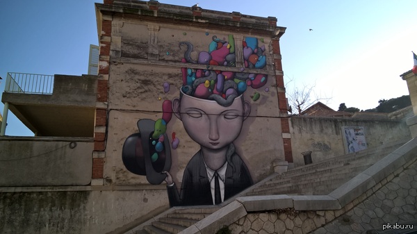 Очень красивое граффити