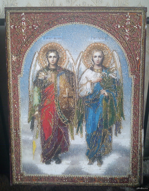 Икона из бисера