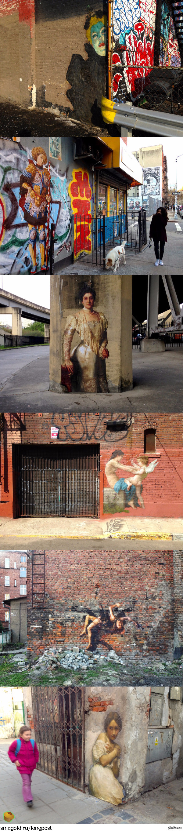 Classical Paintings on the Streets by Julien de Casabianca 