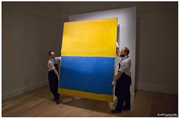           , &quot;Untitled, (Yellow and Blue)&quot;. ...     -_-