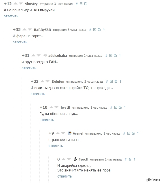 Сплин в комментариях | Пикабу