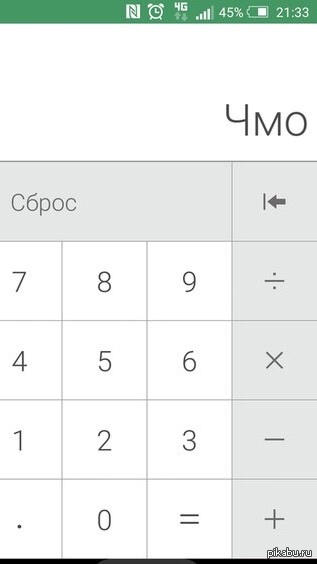 Этот неловкий момент, когда тебя даже калькулятор унижает