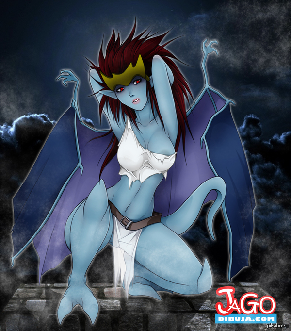 Demon (animated series Gargoyles) - NSFW, Jago, Jagoart, Demona