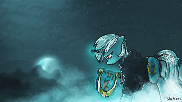 &quot;Nothing More Than a Ghost&quot;   , , DarkFlame75.    Background Pony.