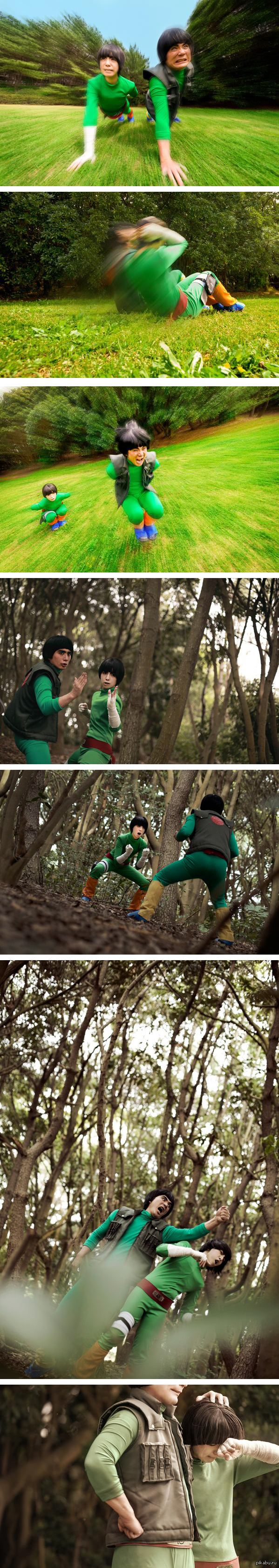 Rock Lee  Might Guy 