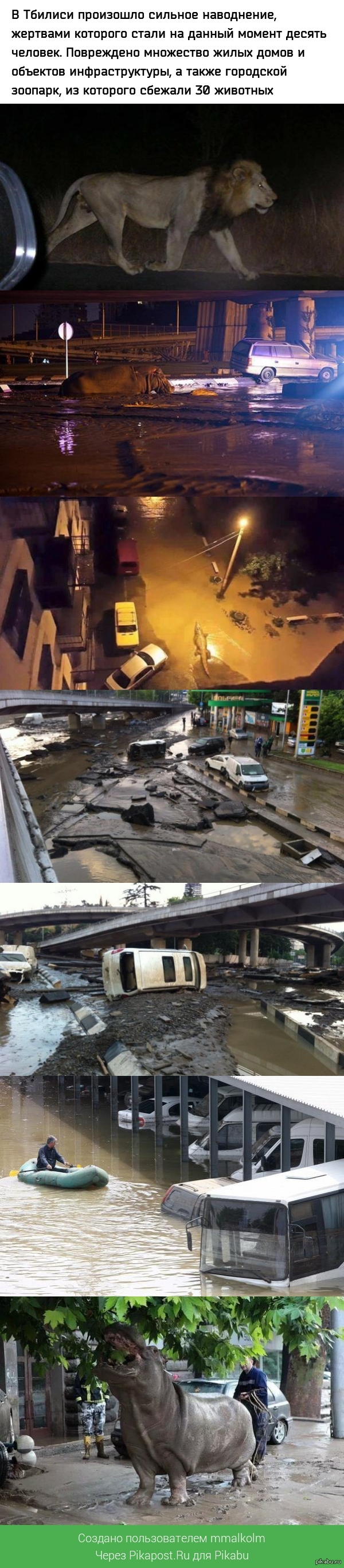 Наводнение в Тбилиси