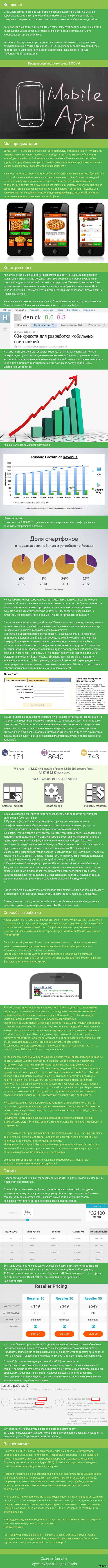 Как заработать на приложениях для мобильных телефонов. Часть первая | Пикабу