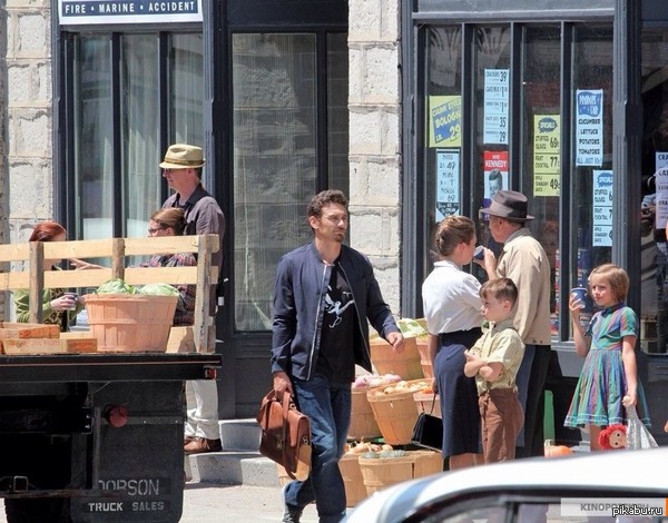 Фото со съемок мини-сериала по книге Кинга 11/22/63