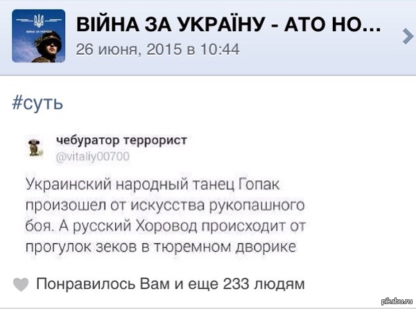 Боевой гопак. | Пикабу