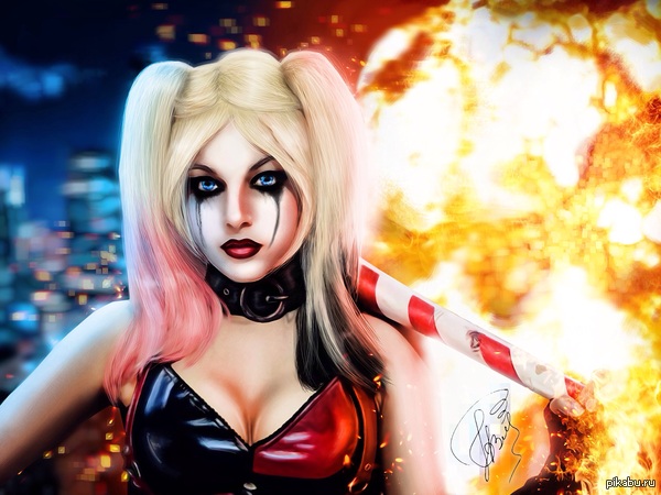 Harley Quinn art.      .