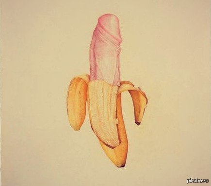 And the banana turns elegantly...) - Images, Metamorphosis, NSFW, Banana