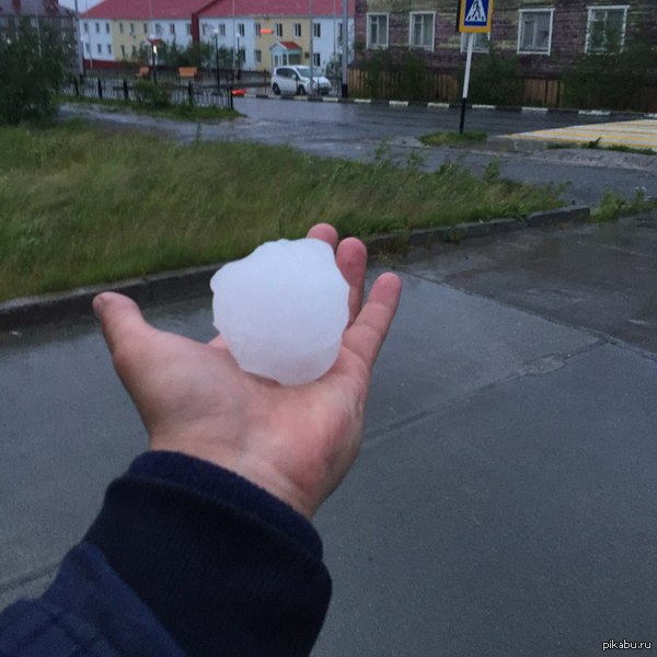 А у нас в июле снег, а у вас?