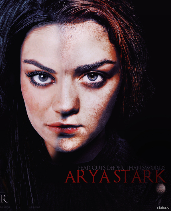 Older Arya Stark. 