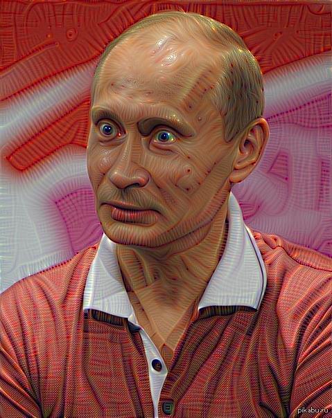 Путин в стиле арт деко.