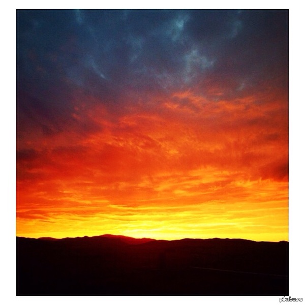 Рассвет в Туве