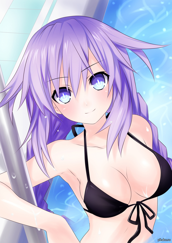 Anime Art - NSFW, Anime Art, Аниме, Hyperdimension Neptunia, Choujigen Game Neptune The Ani, Купальник