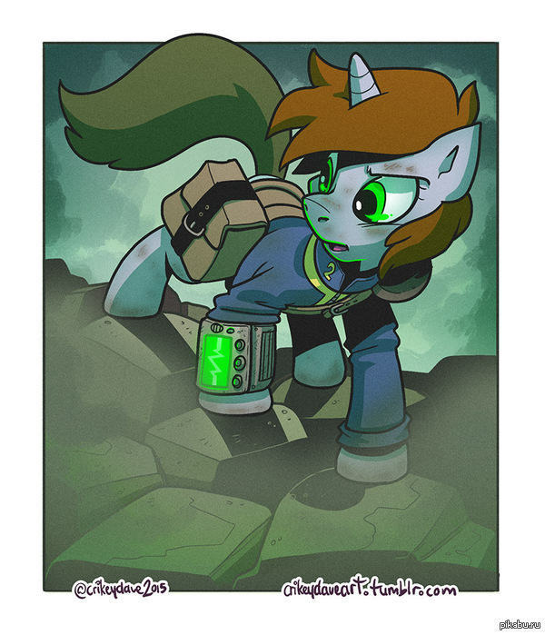 Littlepip by SupaCrikeyDave P.S. -    FoE :D