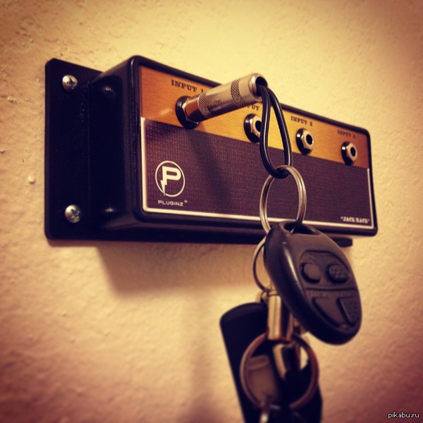 Another cool key holder - Interesting, Keys, Key holder, Plugs