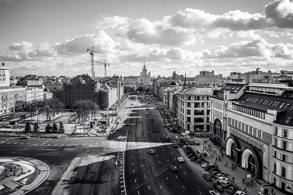 Москва - Моё, Моё, Москва, Фотография, Черно-белое фото, Черно-белое, Canon