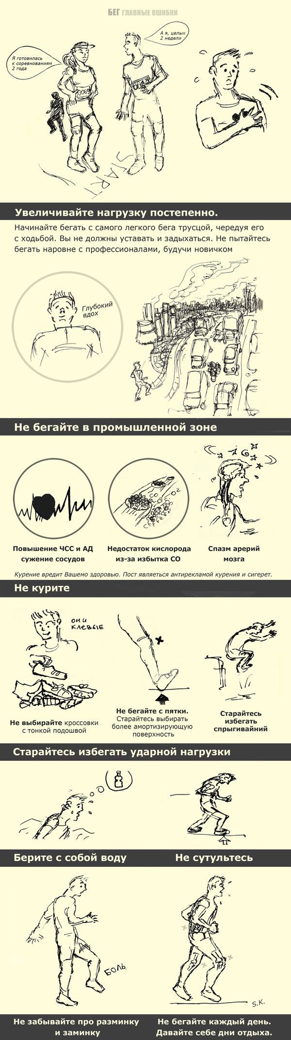 How NOT to start running in the morning: the main mistakes of a beginner - My, Sport, Fitness, Run, Новичок, Error, Physical Education, Longpost