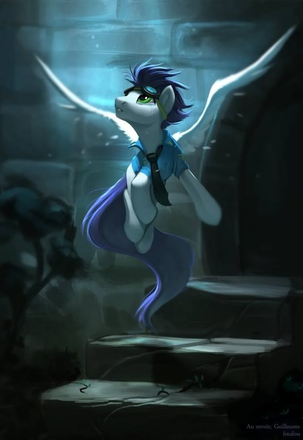 Farewell - My Little Pony, PonyArt, Soarin, Imalou