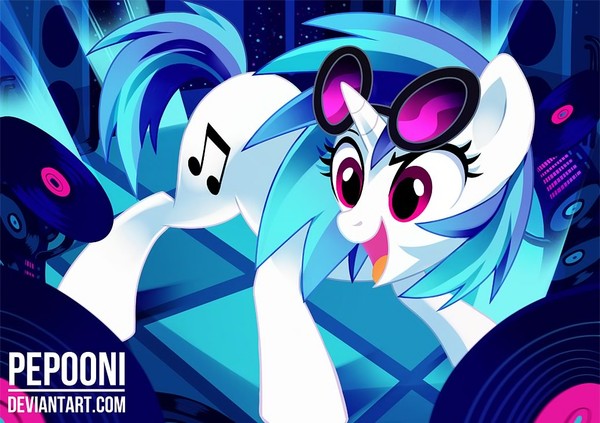 Vinyl Scratch - My Little Pony, PonyArt, Vinyl Scratch