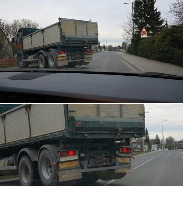 У этого парня был явно тяжёлый рабочий день ... - Моё, Грузовик, Дорога, Печаль, Жизньболь